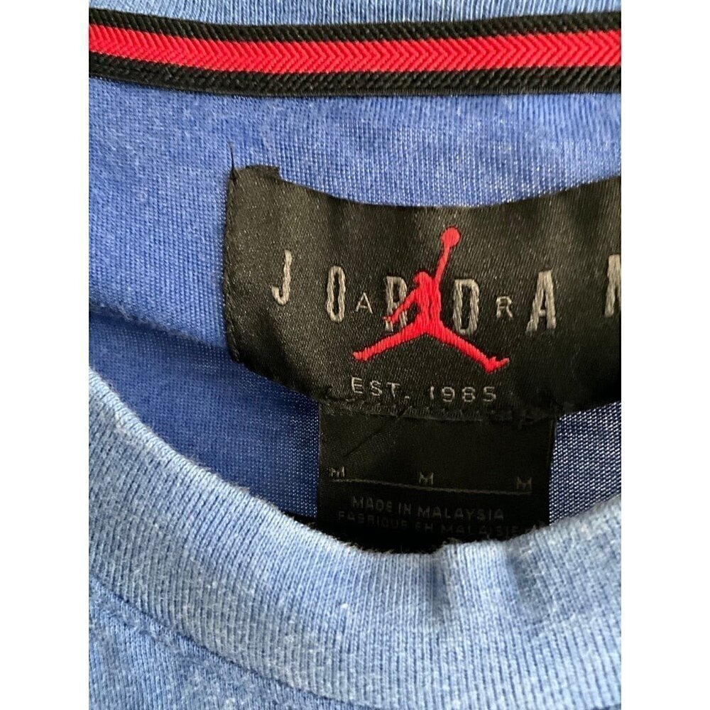 NIKE JORDAN JUMPMAN BLUE Short Sleeve T-shirt DA2694-405 DRI FIT Medium - Picture 8 of 12